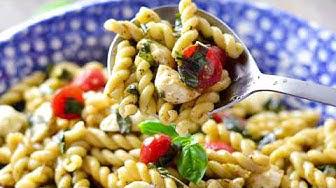 'Video thumbnail for How To Make Easy Caprese Pasta Salad'