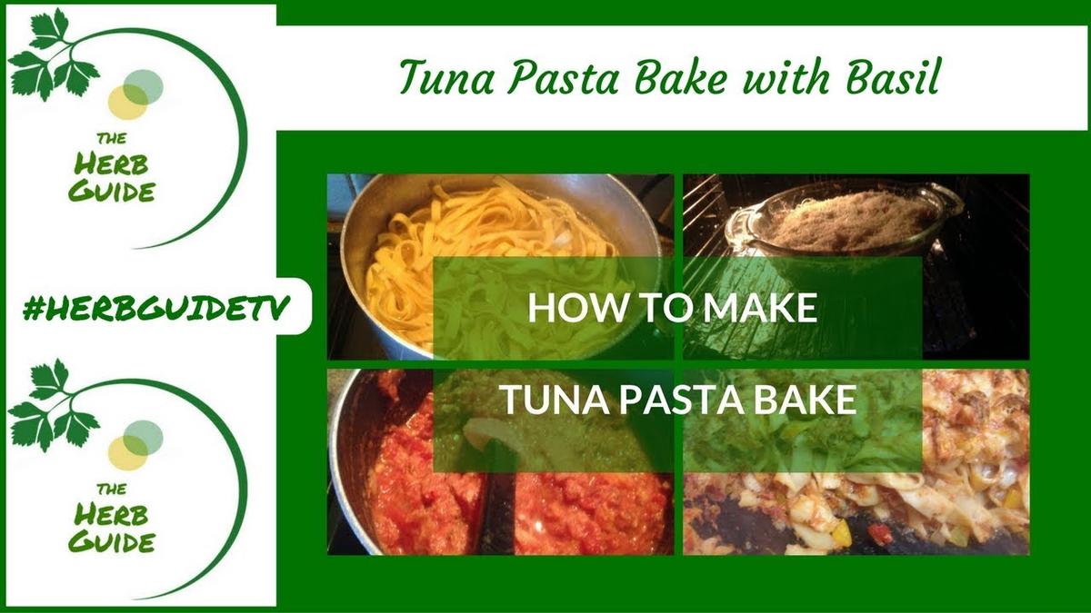 'Video thumbnail for Tuna Pasta Bake With Basil - Easy Lunch and Dinner Recipes'