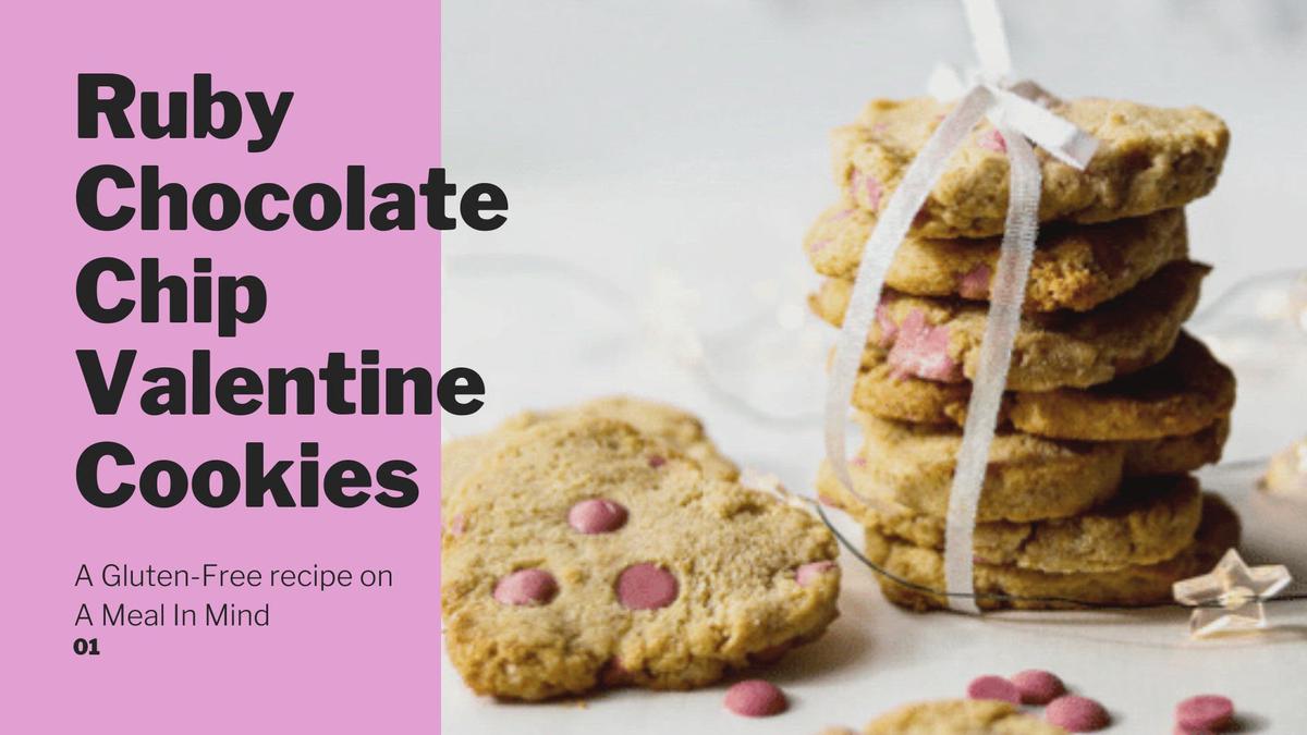 'Video thumbnail for Ruby Chocolate Chip Cookie Slideshow Video'