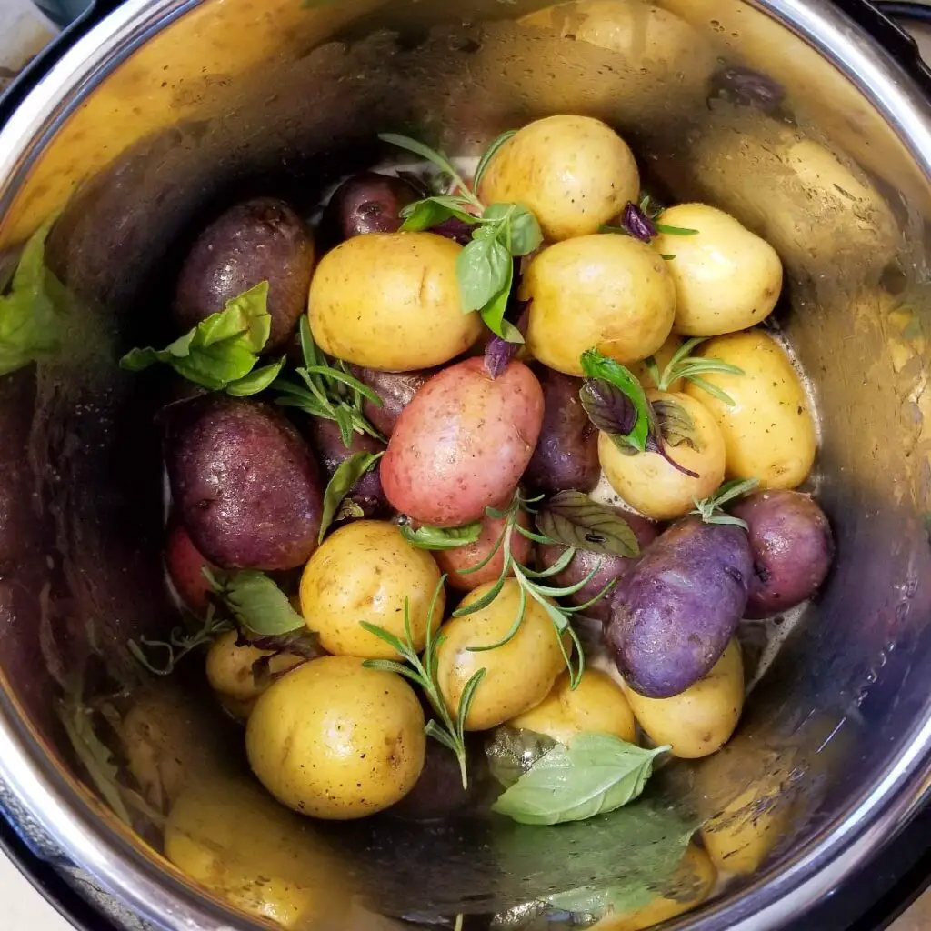 Baby potatoes in the Instant Pot