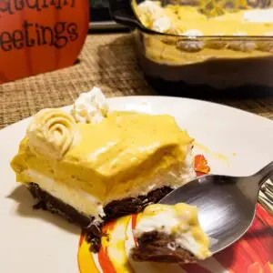 No bake pumpkin cheesecake dessert