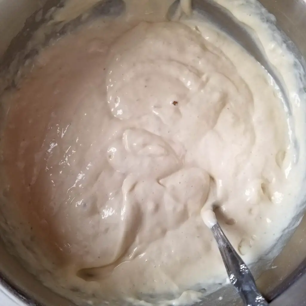 Batter is very thick with some small lumps