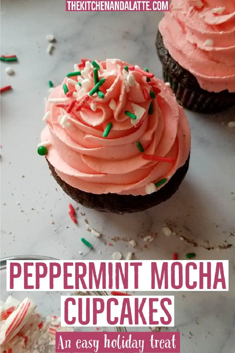 peppermint mocha cupcakes - an easy holiday treat