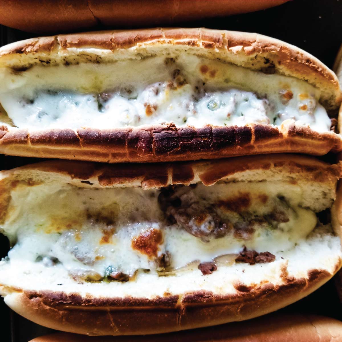 Slow Cooker Cheesesteaks