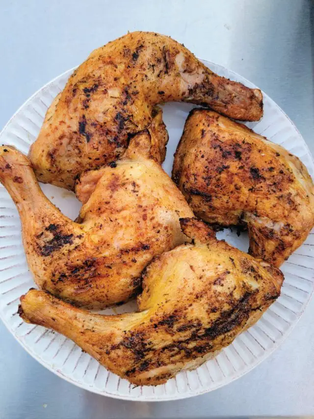 Easy Grilled Chicken Leg Quarters