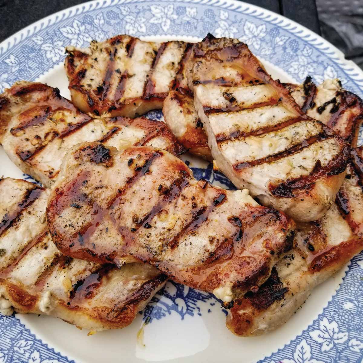 The Best Juicy Grilled Pork Chops