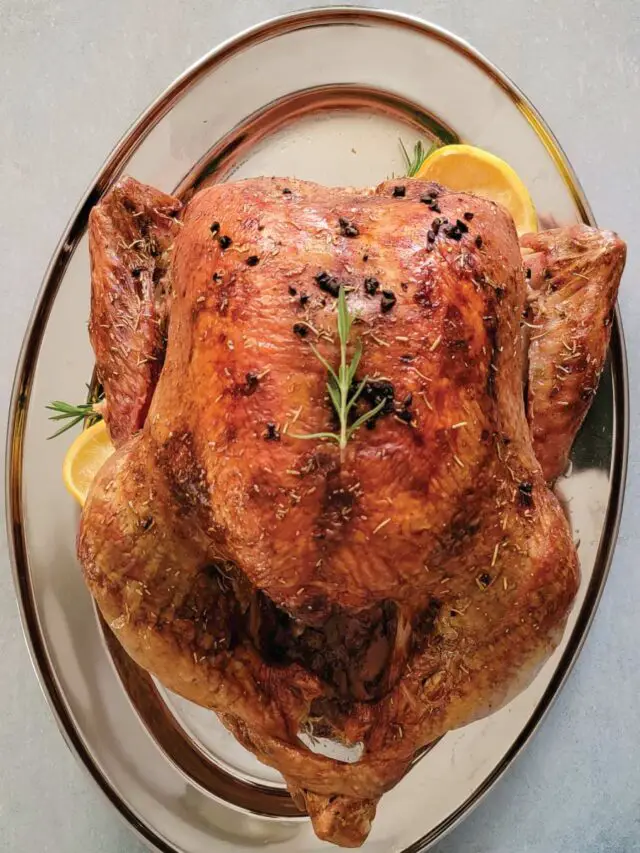 The Best Roast Turkey with Lemon and Rosemary