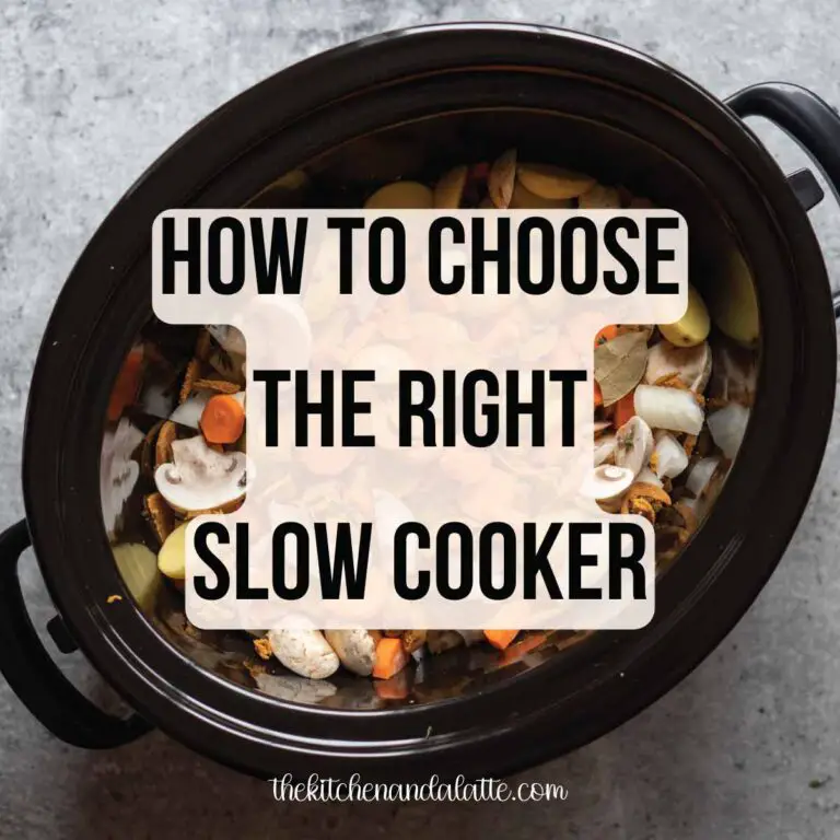 How to choose the right slow cooker. Food chopped and inside a slow cooker ready to cook.